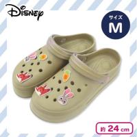 【ベージュ：ズートピア：24cm】ディズニー 厚底EVAサンダル