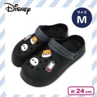 【ブラック：ベイマックス：24cm】ディズニー 厚底EVAサンダル