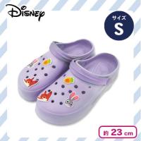【パープル：ズートピア：23cm】ディズニー 厚底EVAサンダル