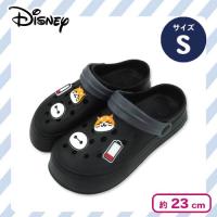 【ブラック：ベイマックス：23cm】ディズニー 厚底EVAサンダル