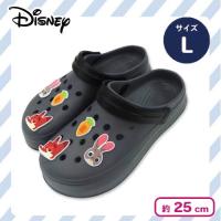 【グレー：ズートピア：25cm】ディズニー 厚底EVAサンダル