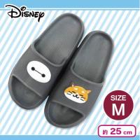 【グレー：ベイマックス　25cm】ディズニー ワッペン付きシャワーサンダル