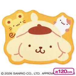 ポムポムプリン 特大ダイカットマット
