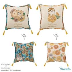 mofusand×日比谷花壇 ゴブラン織りクッション〜Summer〜