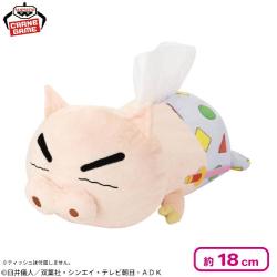 クレヨンしんちゃん ぬいぐるみティッシュケース〜みんなでパジャマパーティだゾ！〜