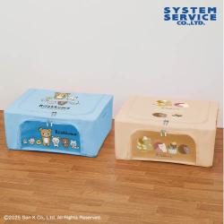 リラックマ Rilakkuma Style クリア窓付き薄型収納ボックス