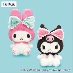 マイメロディ・クロミ 大きなリボンみみむすびBIGぬいぐるみ