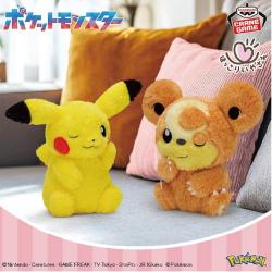 ポケットモンスター もふぐっと ほっこりいやされぬいぐるみ〜ピカチュウ・ヒメグマ〜