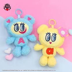 エンジェルブルー ソフビフェイスぬいぐるみマスコット