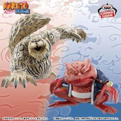 NARUTO-ナルト- 疾風伝 ソフビフィギュア-守鶴 ＆ ガマブン太-