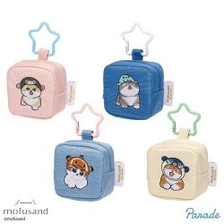 mofusand カラビナつき刺繍スクエアミニポーチ