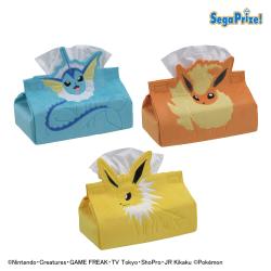 ポケットモンスタープレミアムティッシュボックスカバー〜シャワーズ／サンダース／ブースター〜