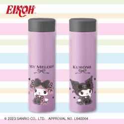 マイメロディ＆クロミ 真夜中のメロクロスリムステンレスボトル