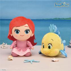 リトル・マーメイド　Mぬいぐるみ　“アリエル&フランダー”