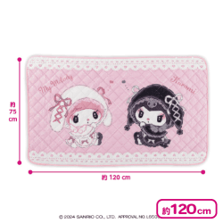 マイメロディ クロミ 月夜のメロクロもこもこブランケット