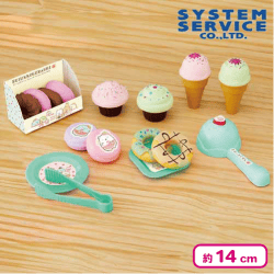 【グリーン】すみっコぐらし いちごフェア デザートセットおもちゃ