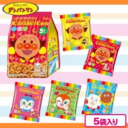 ５袋それいけ！アンパンマン　キャラメルコーン【賞味期限：2025/10/06】