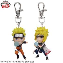 NARUTO-ナルト- 疾風伝 フィギュアキーホルダー〜うずまきナルト・波風ミナト〜