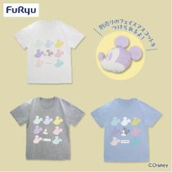 ミッキーマウス フェイスあつめるマスコット！Tシャツ