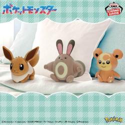 ポケットモンスター ぬいぐるみ〜イーブイ・オタチ・ヒメグマ〜