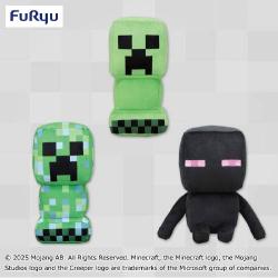 マインクラフト ぬいぐるみ〜クリーパー・帯電クリーパー・エンダーマン〜