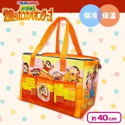 【オレンジ】映画クレヨンしんちゃん　超華麗！灼熱のカスカベダンサーズ　保温保冷BIGマルチバッグ