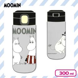 【グレー】ムーミン ワンプッシュステンレス水筒