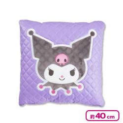 【パープル】クロミ キルトスクエアクッション