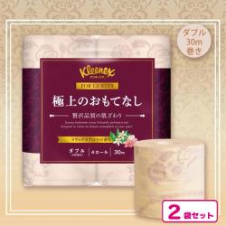クリネックス 極上のおもてなし 4ロール ×2個