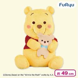 くまのプーさん FukuFuku 超超BIGぬいぐるみ〜くまさんだっこ〜