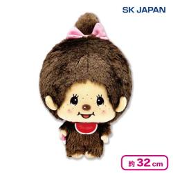 【モンチッチちゃん・ブラウン】モンチッチ顔でかぬいぐるみ