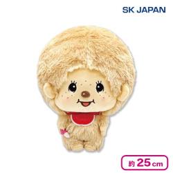 【モンチッチくん：ベージュ】モンチッチ顔でかぬいぐるみ