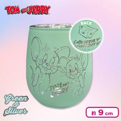 【グリーン】トムとジェリー キラキラメッキグラス２