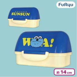 【ブルー】パペットスンスン おにぎりランチケース