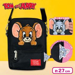 【ジェリー】＜数社限定＞トム＆ジェリー立体アップリケポシェット