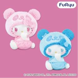 パンダ ハローキティ もこもこベイビーBIGぬいぐるみ