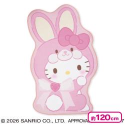 ハローキティ フェアリーラビット特大ダイカットマット