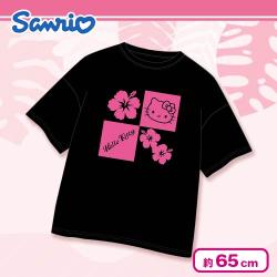 【ブラック】ハローキティ BIGワイドTシャツ