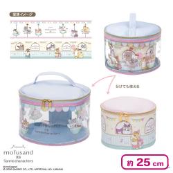 mofusand×サンリオキャラクターズ ラウンドバニティポーチ