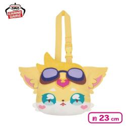 【ジェット先輩】名探偵プリキュア！ ストラップ付き顔型ぬいぐるみポーチ