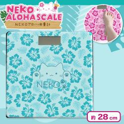 【ブルー】NEKO アロハ体重計