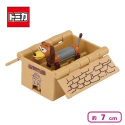 【スリンキー・ドッグ＆ダンボールトイボックス】ドリームトミカライドオン　トイストーリー