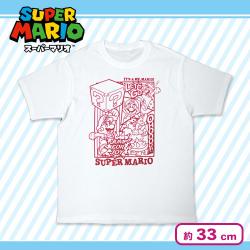【マリオ】スーパーマリオ　Ｔシャツ　コミック柄