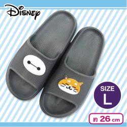 【グレー：ベイマックス　26cm】ディズニー ワッペン付きシャワーサンダル