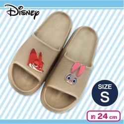 【ベージュ：ズートピア　24cm】ディズニー ワッペン付きシャワーサンダル
