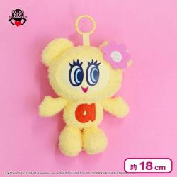 【ハナちゃん】エンジェルブルー ソフビフェイスぬいぐるみマスコット