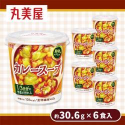【カレースープ】丸美屋　大箱 野菜をプラスシリーズ 6個セット【賞味期限：2027/07/16】