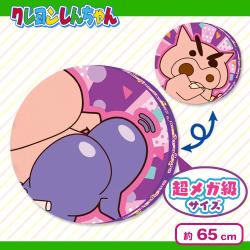 【ぶりぶりざえもん】クレヨンしんちゃん　爆でかっ！もちもちラウンドクッション