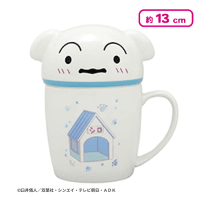 【ノーマル】クレヨンしんちゃん シロのフタ付きマグカップ