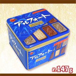 4分の1斗缶 アルフォート チョコ&リッチミルク